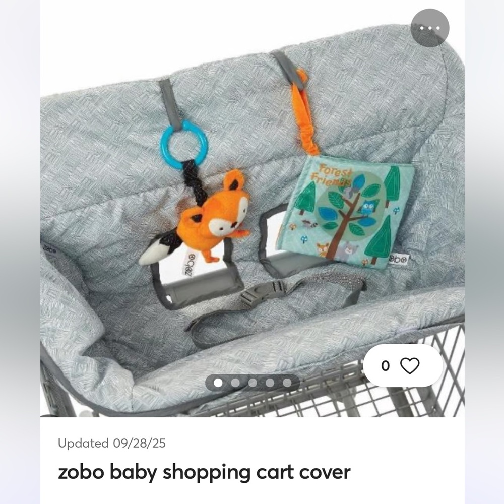 Zobo Baby Shopping Cart Cover